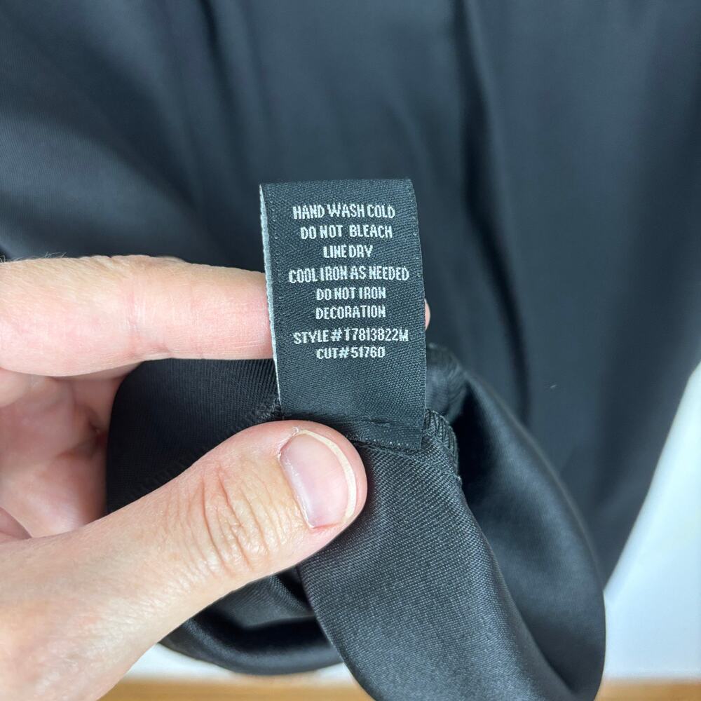 Dressbarn Collection Black Sheath Dress 14 Audrey old money career office - Picture 8 of 8